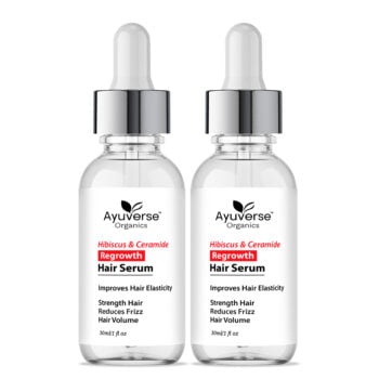 Ayuverse Organics Hibiscus And Ceramide Hair Regrowth Serum "Pack Of 2"