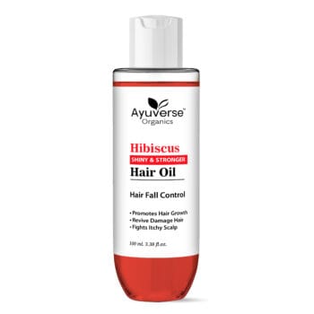 Ayuverse Organics Hibiscus Hair Oil For Hairfall Control